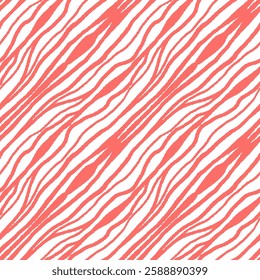 Abstract seamless pattern with  drawing in doodle style. Digital illustration.
