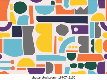 abstract seamless pattern editable vector eps 10