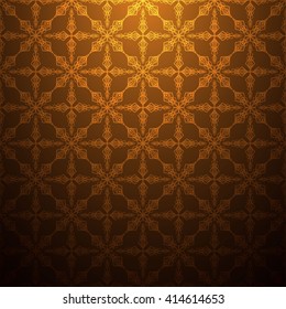 Abstract seamless pattern elegant vintage retro background design vector