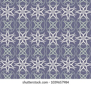 Abstract seamless pattern with elements traditional arabic ornament from Asia