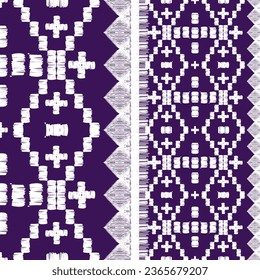 Abstract seamless pattern, Embroidery ikat, Geometric ethnic, Pattern seamless, Design for fabric, carpet, wallpaper, clothing, wrapping, Batik, fabric,Vector illustration background 