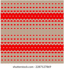 Resumen de un patrón impecable con ornamento étnico azteca. Diseño de Boho. Patrón azteca. Plantilla de impresión con estilo popular para papel y tela. Moda de verano.
