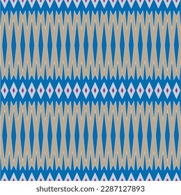Abstract seamless pattern with ethnic aztec ornament. Boho design. Aztec pattern. Folk stylized print template for paper and fabric. Summer fashion.