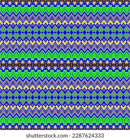 Abstraktes nahtloses Muster mit ethnischen aztec-Ornamenten. Boho Design. Aztec-Muster. Folk stilisierte Druckvorlage für Papier und Stoff. Sommermode.