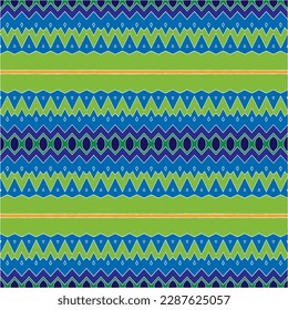 Abstract seamless pattern with ethnic aztec ornament. Boho design. Aztec pattern. Folk stylized print template for paper and fabric. Summer fashion.