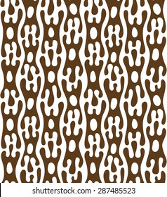 Abstract seamless pattern. Ethnic motif. Colorful organic shapes