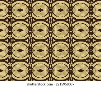 Resumen de patrón sin fisuras, Patrón oriental étnico Seamless tradicional, diseño para papel de pared, tela, cortina, alfombra, ropa, Batik, envoltura, ilustración vectorial sin costura, estilo bordado.
