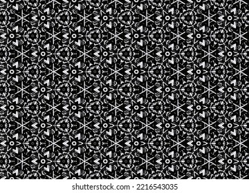 Abstract seamless pattern, Seamless ethnic oriental pattern traditional, design for interior,wallpaper,fabric,curtain,carpet,clothing,Batik,background , Seamless  illustration, Embroidery style.