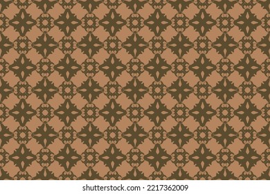 Resumen de patrón sin fisuras, Patrón oriental étnico sin soldadura tradicional, diseño para el interior, papel de pared, tela, cortina, alfombra, ropa, Batik, fondo, ilustración sin costura, estilo bordado.