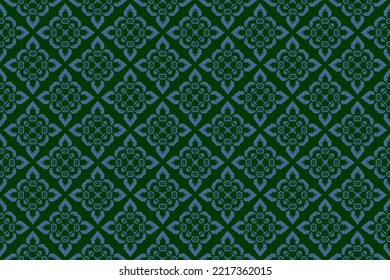 Abstract seamless pattern, Seamless ethnic oriental pattern traditional, design for interior,wallpaper,fabric,curtain,carpet,clothing,Batik,background , Seamless  illustration, Embroidery style.