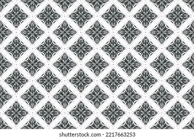 Abstract seamless pattern, Seamless ethnic oriental pattern traditional, design for interior,wallpaper,fabric,curtain,carpet,clothing,Batik,background , Seamless  illustration, Embroidery style.
