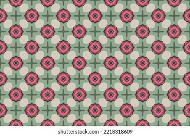 Abstract seamless pattern, Seamless ethnic oriental pattern traditional, design for interior,wallpaper,fabric,curtain,carpet,clothing,Batik,background , Seamless  illustration, Embroidery style.