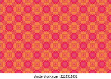 Abstract seamless pattern, Seamless ethnic oriental pattern traditional, design for interior,wallpaper,fabric,curtain,carpet,clothing,Batik,background , Seamless  illustration, Embroidery style.