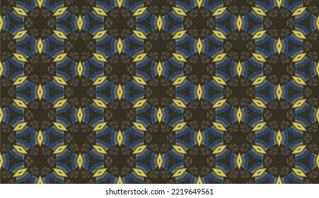 Abstract seamless pattern, Seamless ethnic oriental pattern traditional, design for interior,wallpaper,fabric,curtain,carpet,clothing,Batik,background , Seamless  illustration, Embroidery style.