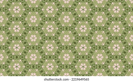 Resumen de patrón sin fisuras, Patrón oriental étnico sin soldadura tradicional, diseño para el interior, papel de pared, tela, cortina, alfombra, ropa, Batik, fondo, ilustración sin costura, estilo bordado.