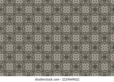 Abstract seamless pattern, Seamless ethnic oriental pattern traditional, design for interior,wallpaper,fabric,curtain,carpet,clothing,Batik,background , Seamless  illustration, Embroidery style.