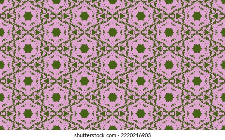 Resumen de patrón sin fisuras, Patrón oriental étnico sin soldadura tradicional, diseño para el interior, papel de pared, tela, cortina, alfombra, ropa, Batik, fondo, ilustración sin costura, estilo bordado.