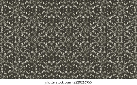 Abstract seamless pattern, Seamless ethnic oriental pattern traditional, design for interior,wallpaper,fabric,curtain,carpet,clothing,Batik,background , Seamless  illustration, Embroidery style.