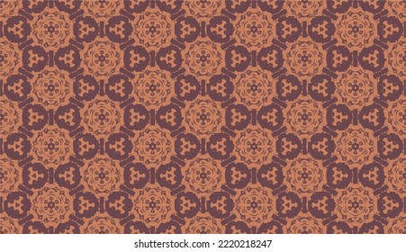 Abstract seamless pattern, Seamless ethnic oriental pattern traditional, design for interior,wallpaper,fabric,curtain,carpet,clothing,Batik,background , Seamless  illustration, Embroidery style.