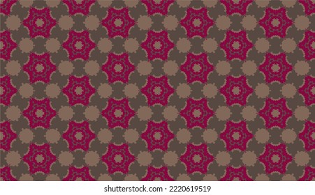 Abstract seamless pattern, Seamless ethnic oriental pattern traditional, design for interior,wallpaper,fabric,curtain,carpet,clothing,Batik,background , Seamless  illustration, Embroidery style.