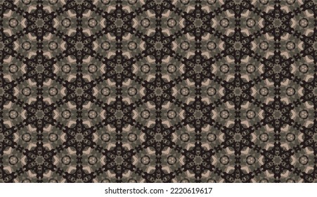Abstrakte nahtlose Muster, Nahtlose ethnisch-orientalische Muster traditionell, Design für die Inneneinrichtung, Tapeten, Stoffe, Vorhang, Teppich, Kleidung, Batik, Hintergrund, Nahtlose Illustration, Stickereistil.