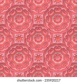 Abstract seamless pattern in ethnic style