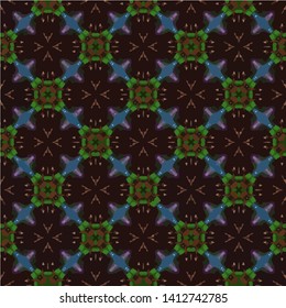 Abstract seamless pattern in ethnic traditional style. Abstract vintage pattern with decorative pattern oriental style