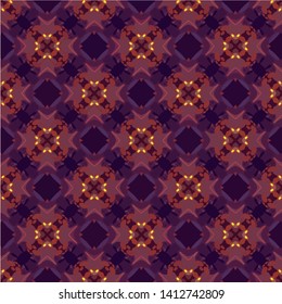 Abstract seamless pattern in ethnic traditional style. Abstract vintage pattern with decorative pattern oriental style