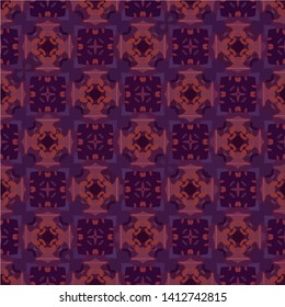 Abstract seamless pattern in ethnic traditional style. Abstract vintage pattern with decorative pattern oriental style