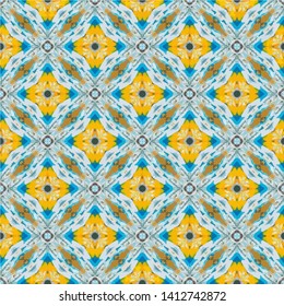 Abstract seamless pattern in ethnic traditional style. Abstract vintage pattern with decorative pattern oriental style