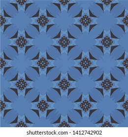 Abstract seamless pattern in ethnic traditional style. Abstract vintage pattern with decorative pattern oriental style