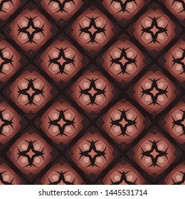 Abstract seamless pattern in ethnic traditional style. Abstract vintage pattern with decorative pattern oriental style
