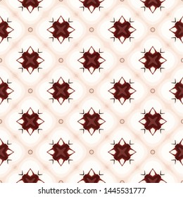 Abstract seamless pattern in ethnic traditional style. Abstract vintage pattern with decorative pattern oriental style