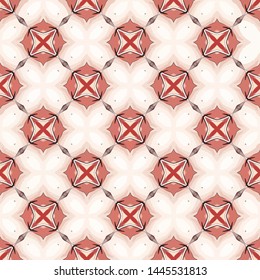 Abstract seamless pattern in ethnic traditional style. Abstract vintage pattern with decorative pattern oriental style