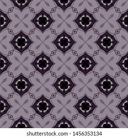 Abstract seamless pattern in ethnic traditional style. Abstract vintage pattern with decorative pattern oriental style
