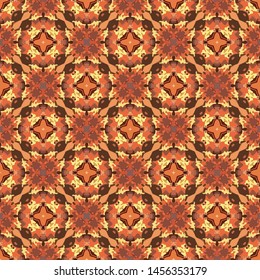 Abstract seamless pattern in ethnic traditional style. Abstract vintage pattern with decorative pattern oriental style