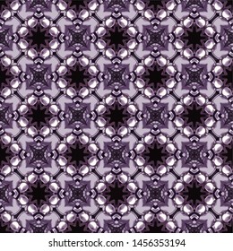 Abstract seamless pattern in ethnic traditional style. Abstract vintage pattern with decorative pattern oriental style