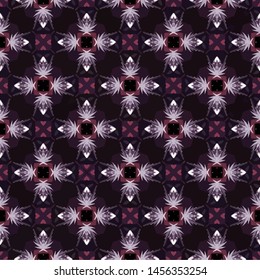 Abstract seamless pattern in ethnic traditional style. Abstract vintage pattern with decorative pattern oriental style