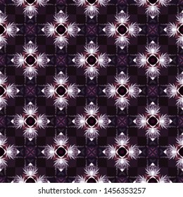 Abstract seamless pattern in ethnic traditional style. Abstract vintage pattern with decorative pattern oriental style