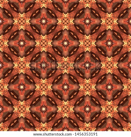 Abstract seamless pattern in ethnic traditional style. Abstract vintage pattern with decorative pattern oriental style