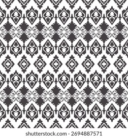 Abstract seamless pattern, ethnic tribal wallpaper