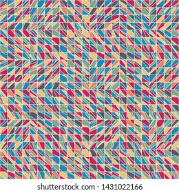 Abstract seamless pattern for fabric print, background, wallpaper. Vector illustration