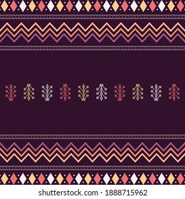 Abstract seamless Pattern fabric. suitable for your print fabric, sarong, ulos, sari, doodle etc. vector illustration fabric cloth design