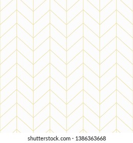 Abstract Seamless pattern. Fabric texture. Scandinavian seamless pattern. Simple line wallpaper. Gold geometric zig zag pattern. Vector