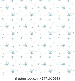 Abstract Seamless Pattern. Seamless Pattern for fabric and texture. Angel shape