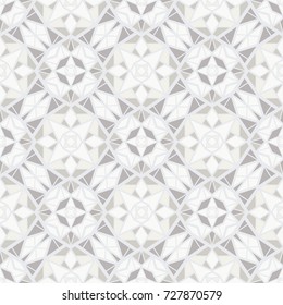 Abstract seamless pattern of facets or triangles. Broken lines and shapes.