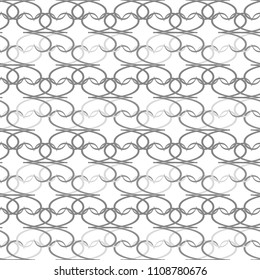 Abstract seamless pattern. Fashion graphic background design. Modern stylish abstract texture. Design monochrome template for prints, textile, wrapping, wallpaper, website. Vector illustration