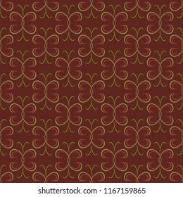 Abstract seamless pattern. Fashion graphic background design. Modern stylish abstract texture. Design colorful template for prints, textile, wrapping, wallpaper, website, etc. Vector illustration