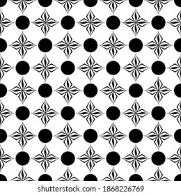 Abstract seamless pattern. Fashion graphic design. Modern stylish texture. Modern monochrome template for prints, textiles, wrapping, wallpaper, card, banner, business, etc. Vector illustration
