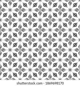Abstract seamless pattern. Fashion graphic design. Modern stylish texture. Modern monochrome template for prints, textiles, wrapping, wallpaper, card, banner, business, etc. Vector illustration